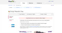 Desktop Screenshot of congo-republic.visahq.com.ng