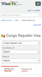 Mobile Screenshot of congo-republic.visahq.com.ng