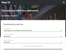 Tablet Screenshot of montenegro.visahq.co.uk