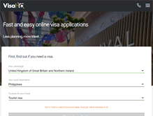 Tablet Screenshot of philippines.visahq.co.uk