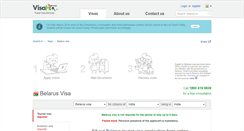 Desktop Screenshot of belarus.visahq.in