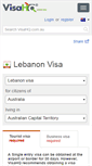 Mobile Screenshot of lebanon.visahq.com.au