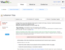 Tablet Screenshot of lebanon.visahq.com.au