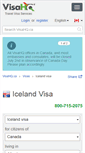 Mobile Screenshot of iceland.visahq.ca
