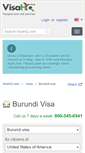 Mobile Screenshot of burundi.visahq.com