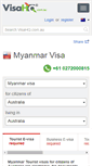 Mobile Screenshot of myanmar.visahq.com.au