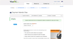 Desktop Screenshot of cayman-islands.visahq.com.au