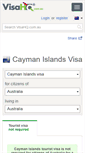 Mobile Screenshot of cayman-islands.visahq.com.au