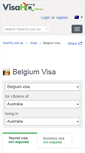 Mobile Screenshot of belgium.visahq.com.au