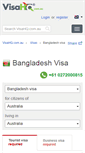 Mobile Screenshot of bangladesh.visahq.com.au