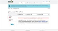 Desktop Screenshot of equatorial-guinea.visahq.in