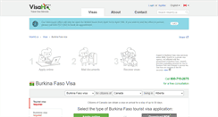 Desktop Screenshot of burkina-faso.visahq.ca