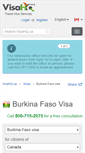 Mobile Screenshot of burkina-faso.visahq.ca