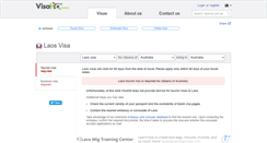 Desktop Screenshot of laos.visahq.com.au