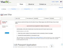 Tablet Screenshot of laos.visahq.com.au