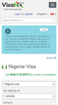 Mobile Screenshot of nigeria.visahq.ca
