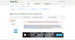 Desktop Screenshot of congo-democratic-republic.visahq.com.ng