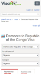 Mobile Screenshot of congo-democratic-republic.visahq.com.ng