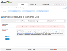 Tablet Screenshot of congo-democratic-republic.visahq.com.ng