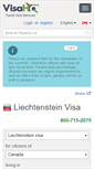 Mobile Screenshot of liechtenstein.visahq.ca