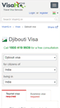 Mobile Screenshot of djibouti.visahq.in