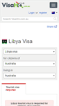 Mobile Screenshot of libya.visahq.com.au