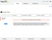 Tablet Screenshot of libya.visahq.com.au