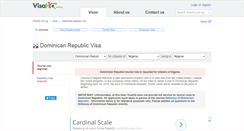 Desktop Screenshot of dominican-republic.visahq.com.ng