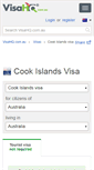 Mobile Screenshot of cook-islands.visahq.com.au