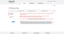 Desktop Screenshot of monaco.visahq.in