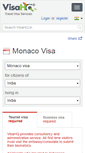 Mobile Screenshot of monaco.visahq.in