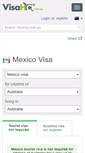Mobile Screenshot of mexico.visahq.com.au