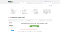 Desktop Screenshot of indonesia.visahq.in