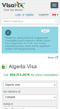 Mobile Screenshot of algeria.visahq.ca