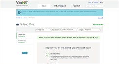 Desktop Screenshot of finland.visahq.com