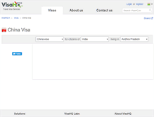 Tablet Screenshot of china.visahq.in