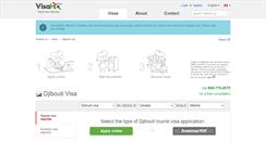 Desktop Screenshot of djibouti.visahq.ca