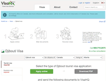 Tablet Screenshot of djibouti.visahq.ca