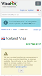 Mobile Screenshot of iceland.visahq.co.uk