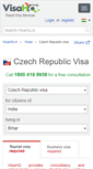 Mobile Screenshot of czech-republic.visahq.in
