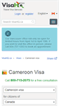 Mobile Screenshot of cameroon.visahq.ca