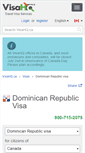 Mobile Screenshot of dominican-republic.visahq.ca