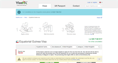 Desktop Screenshot of equatorial-guinea.visahq.co.uk