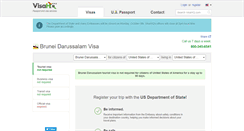 Desktop Screenshot of brunei-darussalam.visahq.com
