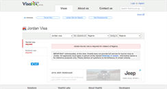 Desktop Screenshot of jordan.visahq.com.ng