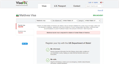 Desktop Screenshot of maldives.visahq.com