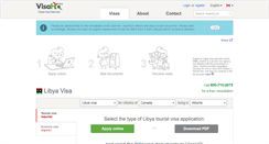 Desktop Screenshot of libya.visahq.ca