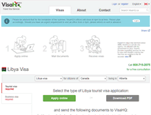 Tablet Screenshot of libya.visahq.ca