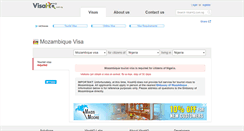 Desktop Screenshot of mozambique.visahq.com.ng