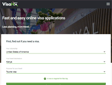 Tablet Screenshot of kenya.visahq.com